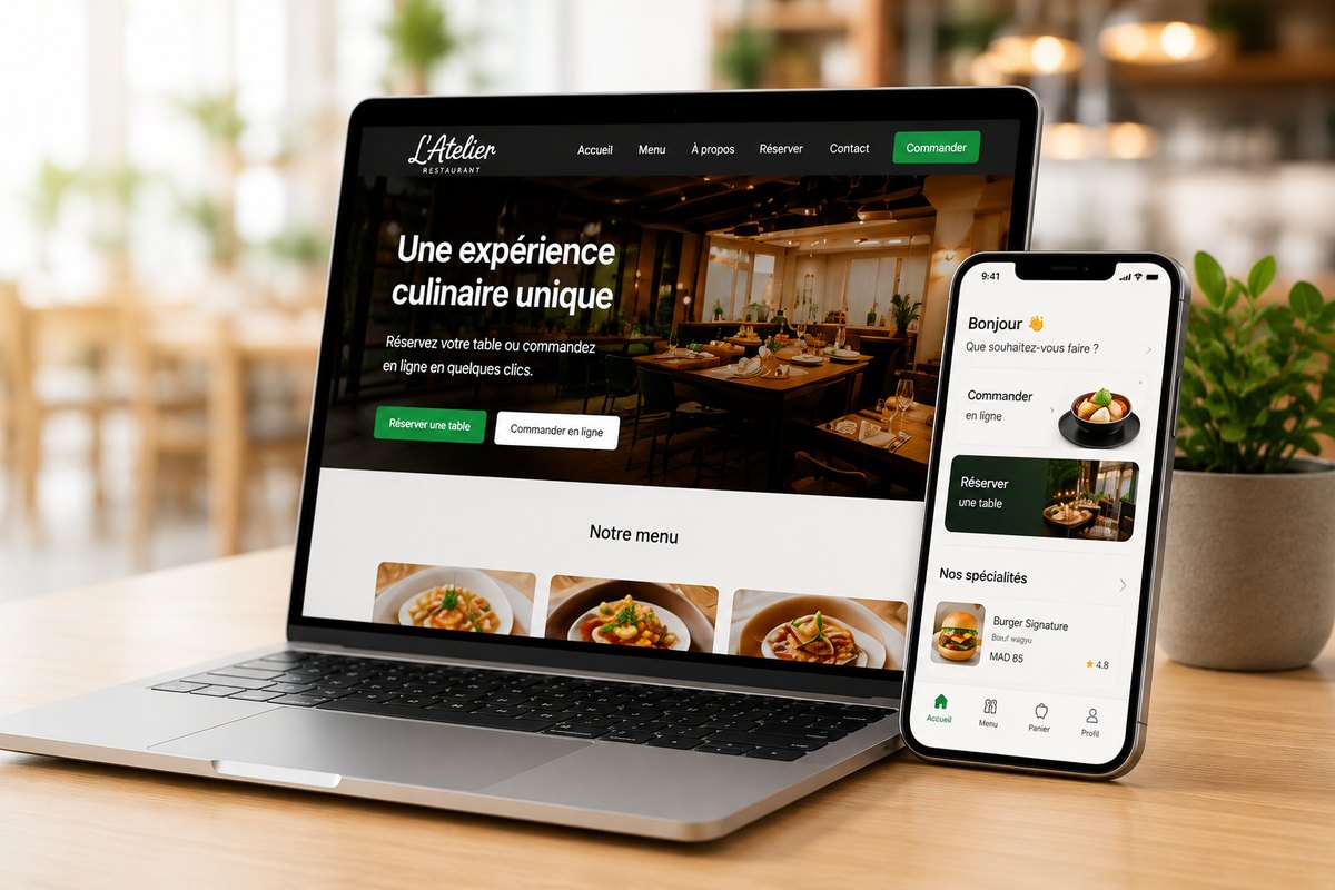 Sites & applications pour restaurants